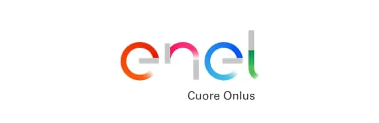 logo enel cuore onlus, partner sezione rondine