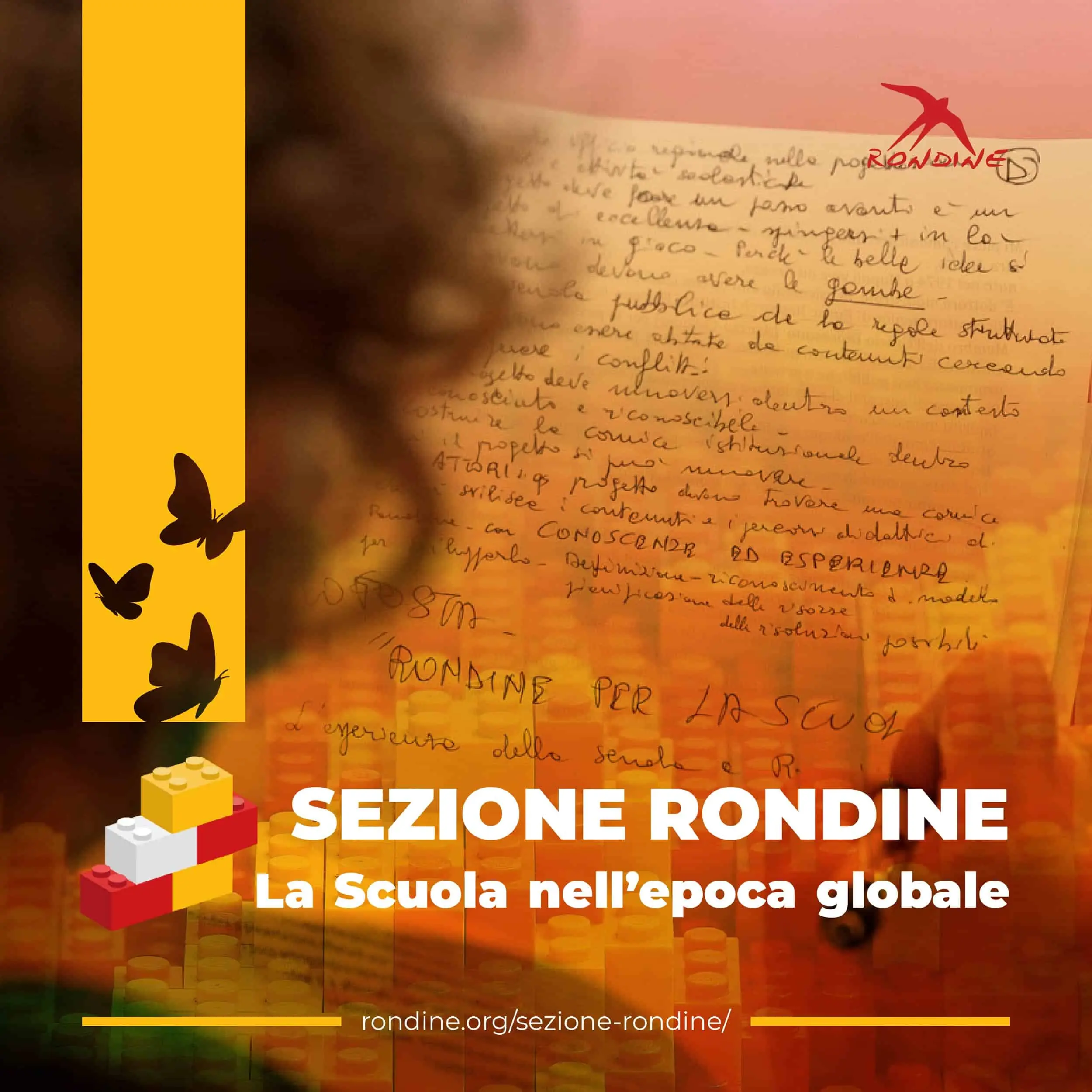 copertina libro "sezione rondine, la scuola nell'epoca globale"